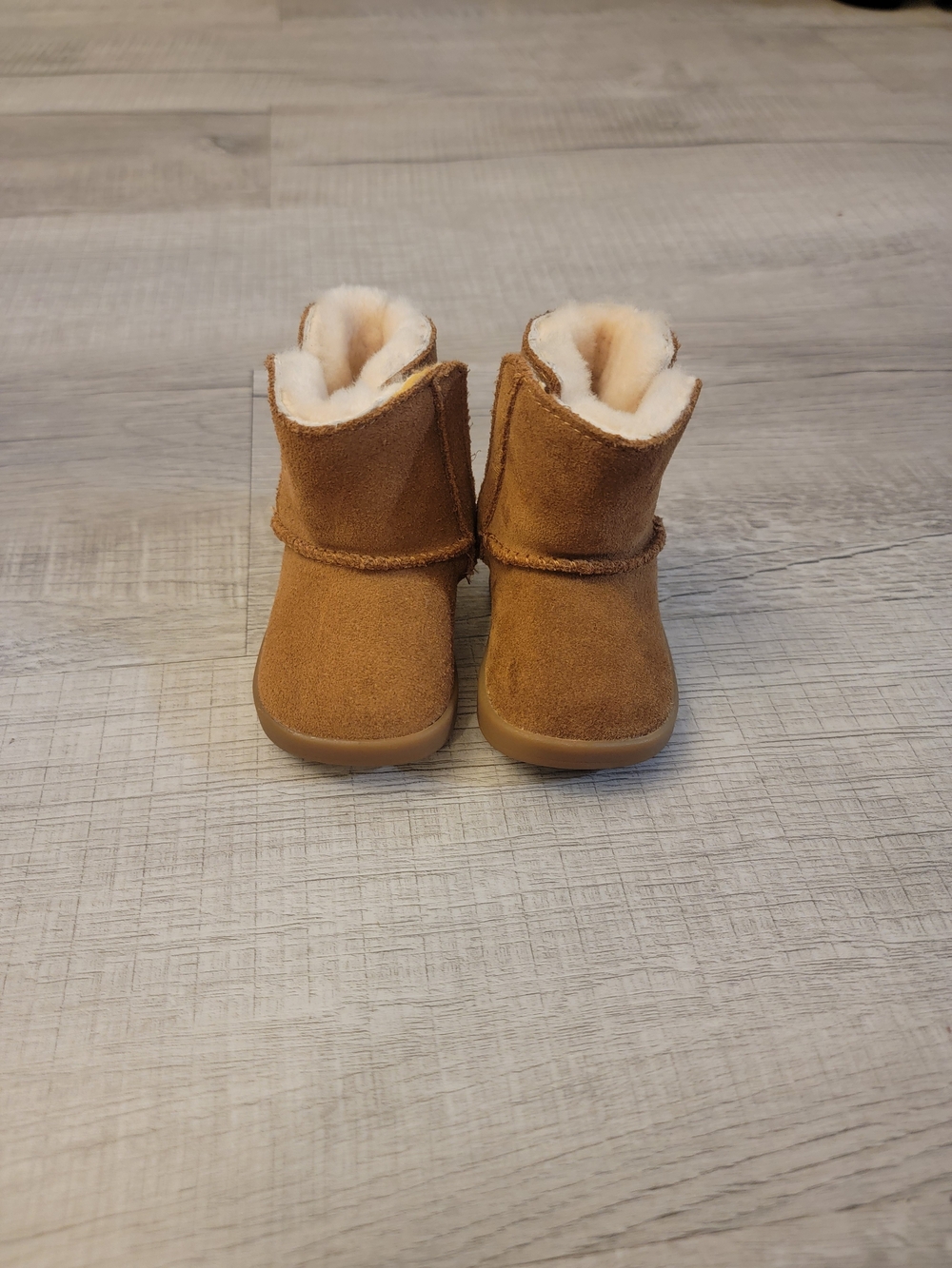 UGG Kids Mini Shearling Boots - Chestnut